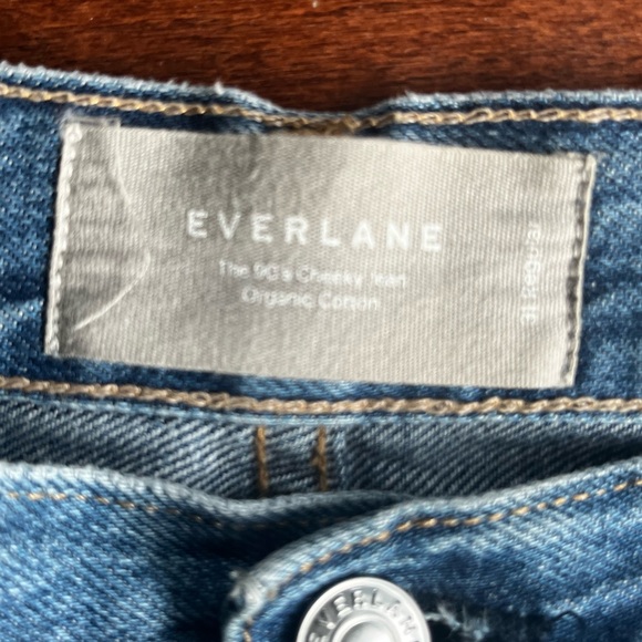 Everlane 90s Cheeky Organic Cotton Jean, Medium Blue Wash, Size 31 regular - Picture 6 of 10